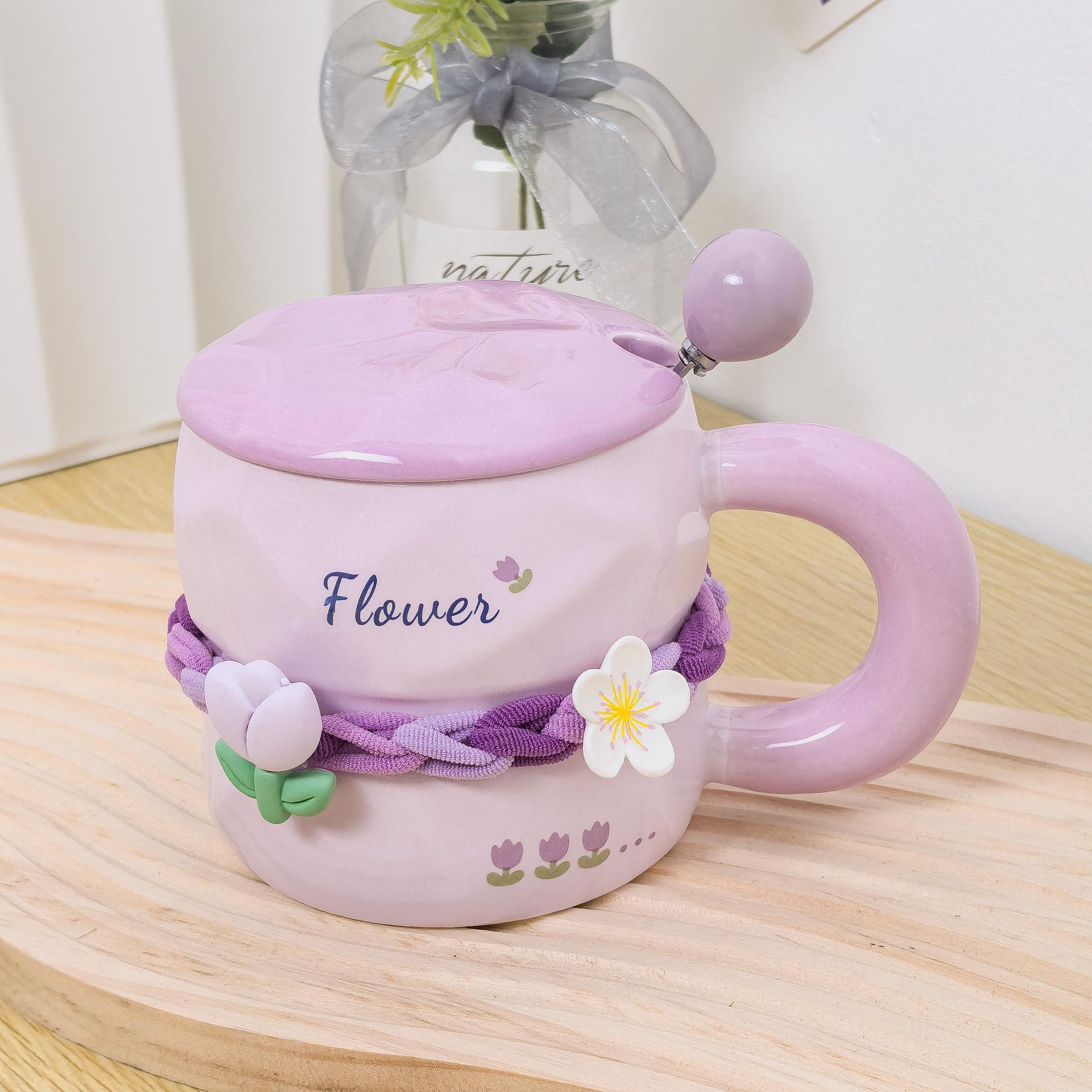 Креативная кружка Женская чашка для воды с крышкой Керамическая чашка «Тюльпан» Высококачественный внешний вид с крышкой и ложкой Подарочная коробка Высокий класс 301-400ml
Креативная кружка Женская чашка для воды с крышкой Керамическая чашка «Тюльпан» Высококачественный внешний вид с крышкой и ложкой Подарочная коробка Высокий класс 301-400ml