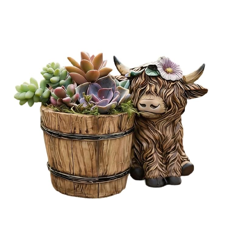 Cartoon Cow Plant Pot Flowerpot Garden Pot Plastic Fleshy Plant Pot Planter Plant Holder for Home Office Desk Ornament 1
Cartoon Cow Plant Pot Flowerpot Garden Pot Plastic Fleshy Plant Pot Planter Plant Holder for Home Office Desk Ornament 1