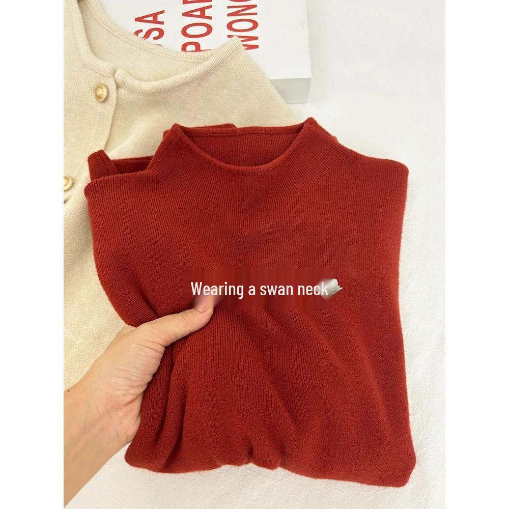Ancola Women s Red High-Neck Knit Sweater - Slim-Fit Long-Sleeve Base Layer for Autumn/Winter One Size
Ancola Women s Red High-Neck Knit Sweater - Slim-Fit Long-Sleeve Base Layer for Autumn/Winter One Size