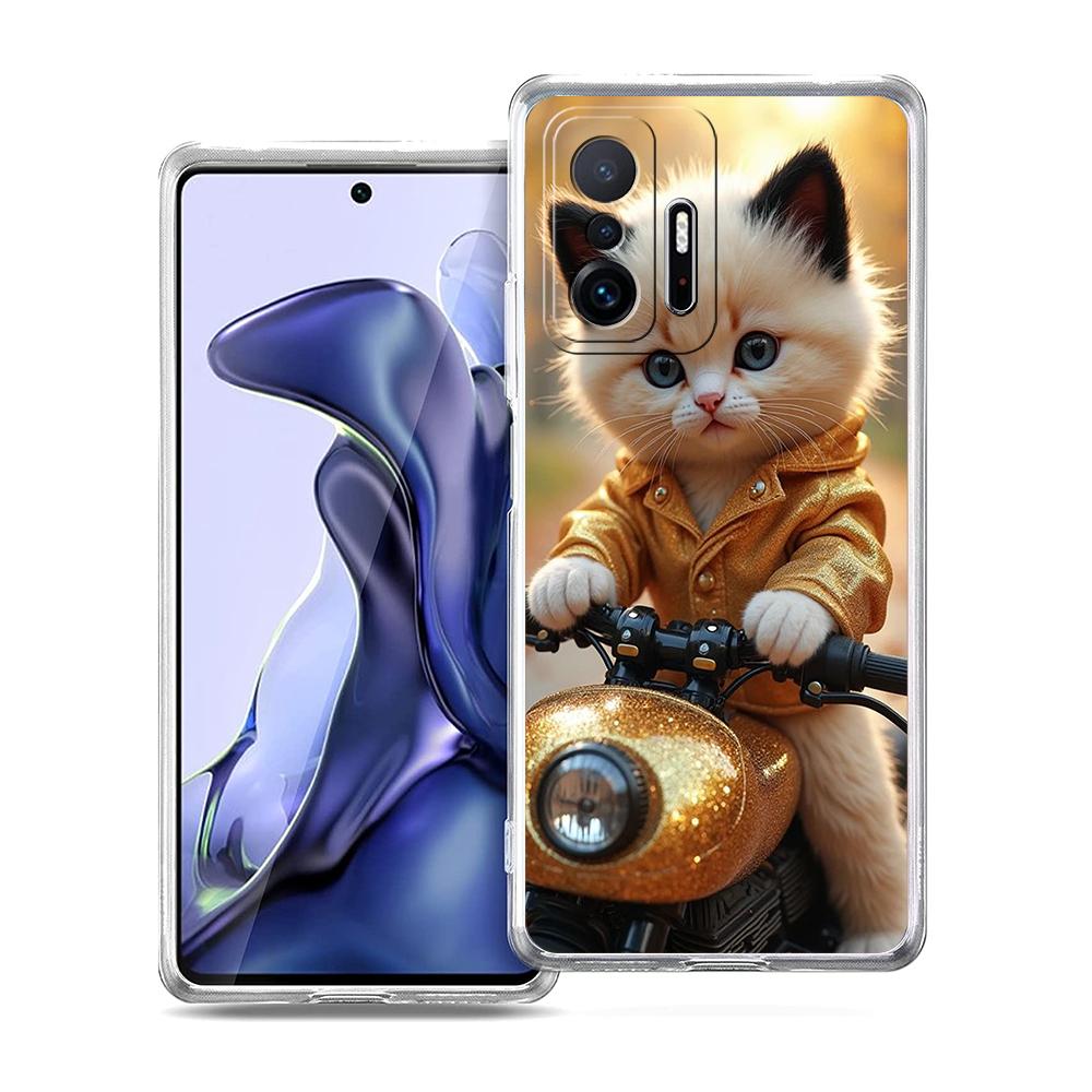 Transparent Phone Case for Xiaomi Mi 14 13 12 11 Ultra 13T 12T 11T Poco X3 NFC F3 F6 Pro Lite Soft TPU A Cat Riding A Motorcycle for Poco F6 Pro
Transparent Phone Case for Xiaomi Mi 14 13 12 11 Ultra 13T 12T 11T Poco X3 NFC F3 F6 Pro Lite Soft TPU A Cat Riding A Motorcycle for Poco F6 Pro