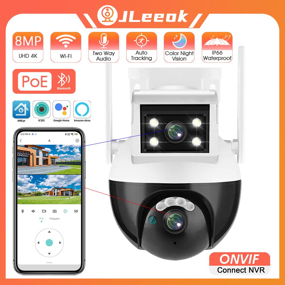 Jleeok Открытая беспроводная 4K 8MP WIFI POE Securtiy IP-камера наблюдения Цветная камера ночного видения PTZ Автоматическое отслеживание движения Водонепроницаемый CCTV ONVIF NVR ICSEE
Jleeok Открытая беспроводная 4K 8MP WIFI POE Securtiy IP-камера наблюдения Цветная камера ночного видения PTZ Автоматическое отслеживание движения Водонепроницаемый CCTV ONVIF NVR ICSEE