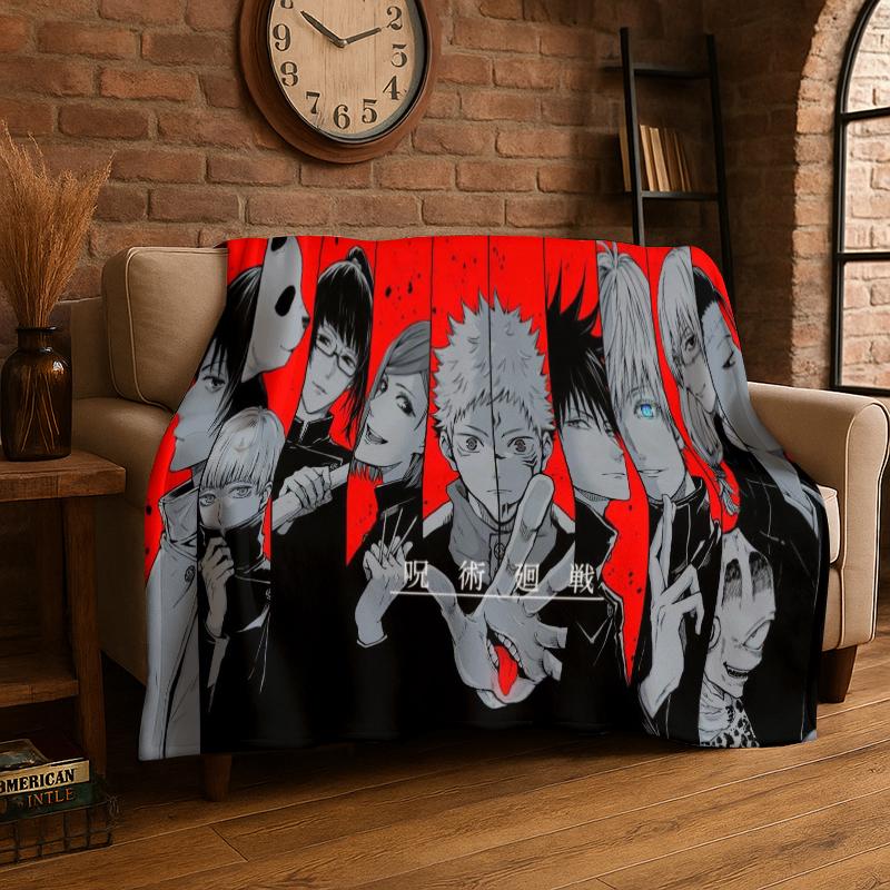 Cartoon Jujutsu Kaisen Anime Itadori Yuj Flannel Blanket Soft Warm Throw Blanket for Bedroom Living Room Bed Travel Picnic Kid 75x90cm
Cartoon Jujutsu Kaisen Anime Itadori Yuj Flannel Blanket Soft Warm Throw Blanket for Bedroom Living Room Bed Travel Picnic Kid 75x90cm