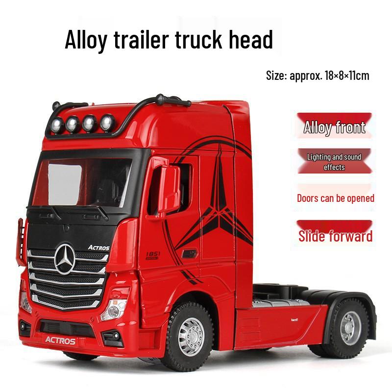 1:36 Модель игрушки из сплава тягача Mercedes-Benz для детей красный
1:36 Модель игрушки из сплава тягача Mercedes-Benz для детей красный