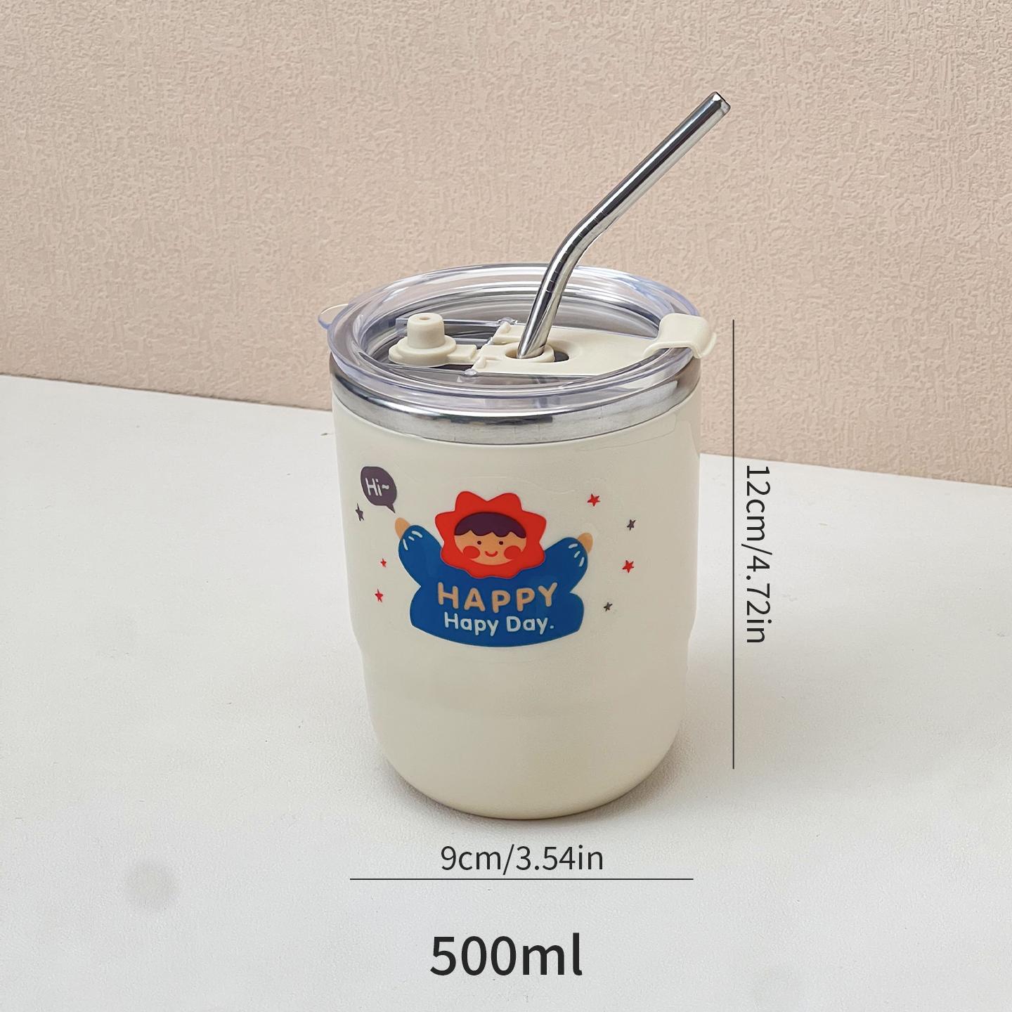 500ml Double-Layer Water Cup Tumbler 304 Stainless Steel Insulated Milk Coffee Cup Portable Large Capacity Sealed Mug With Straw
500ml Double-Layer Water Cup Tumbler 304 Stainless Steel Insulated Milk Coffee Cup Portable Large Capacity Sealed Mug With Straw