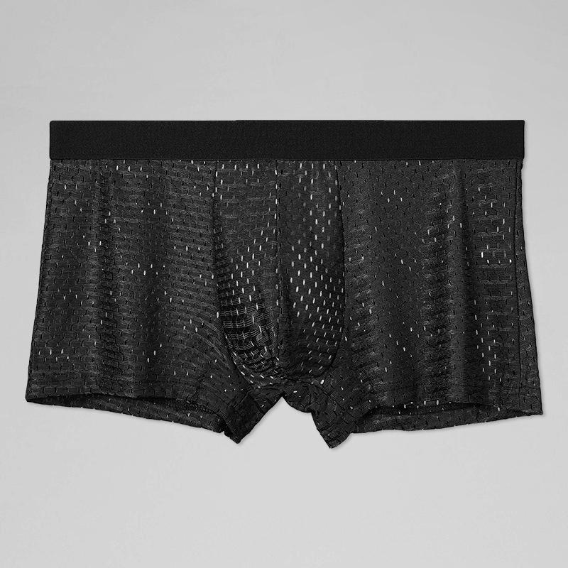 Мужские трусы-боксеры Ice Silk Mesh - дышащее и сексуальное летнее нижнее белье Extra Extra Large
Мужские трусы-боксеры Ice Silk Mesh - дышащее и сексуальное летнее нижнее белье Extra Extra Large