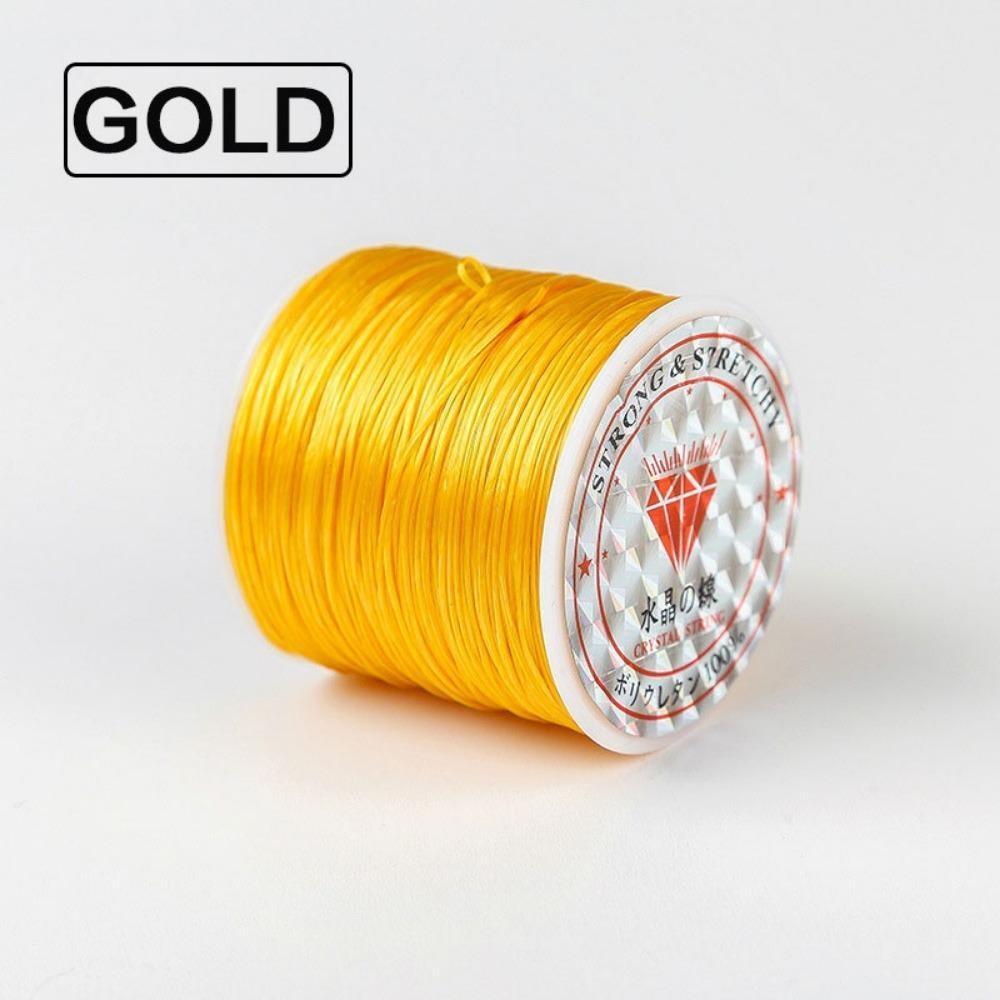50M Mixed Color Transparent Crystal Elastic Thread - Strong Beading Cord for Bracelet Making, Jewelry DIY, Handcraft Projects золотий
50M Mixed Color Transparent Crystal Elastic Thread - Strong Beading Cord for Bracelet Making, Jewelry DIY, Handcraft Projects золотий