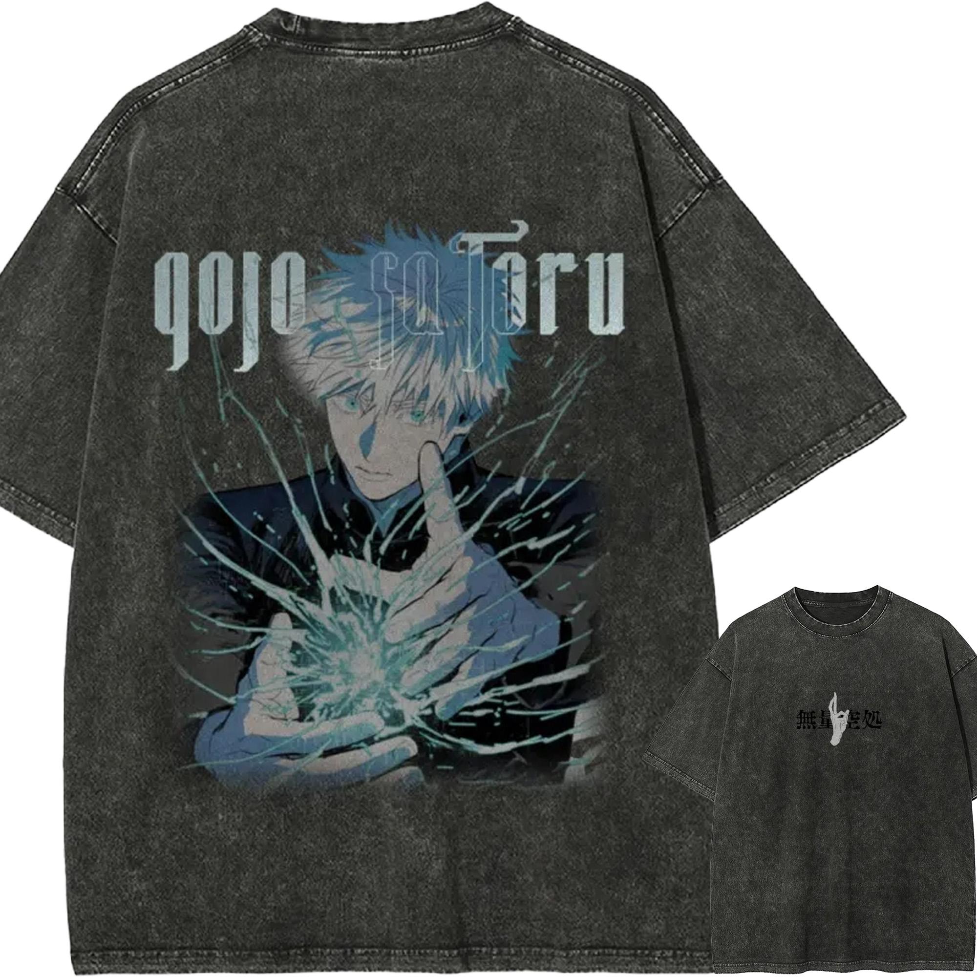 Satoru Gojo Hollow Purple Tshirt Jujutsu Kaisen Tee Vintage Washed Oversized Retro Anime Harajuku Men Streetwear Graphic Clothe M
Satoru Gojo Hollow Purple Tshirt Jujutsu Kaisen Tee Vintage Washed Oversized Retro Anime Harajuku Men Streetwear Graphic Clothe M
