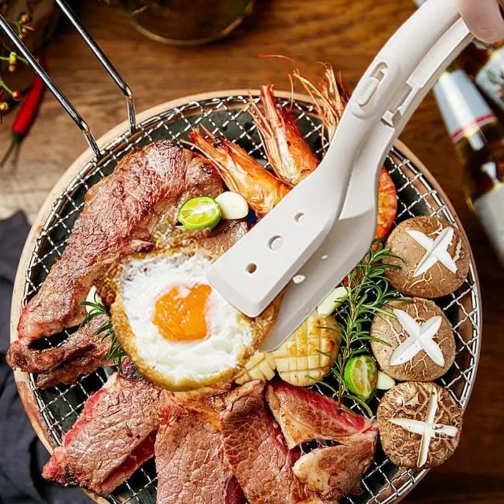 High Temperature Resistant Spatula Tongs Silicone Food Clip Kitchen Spatula Clip Omelette
High Temperature Resistant Spatula Tongs Silicone Food Clip Kitchen Spatula Clip Omelette