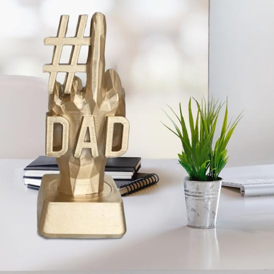 Yousheng #1 Dad Trophy Ornament 3D Printed Middle Finger Trophy Resin Figurine Statue Sculpture Home Office Desktop Decoration Father s Day Gift золотистый
Yousheng #1 Dad Trophy Ornament 3D Printed Middle Finger Trophy Resin Figurine Statue Sculpture Home Office Desktop Decoration Father s Day Gift золотистый