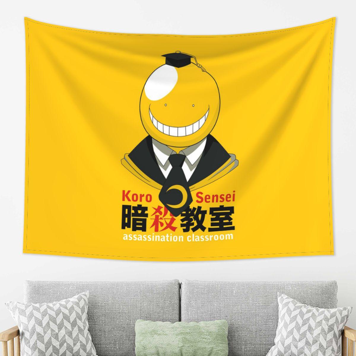 Assassination Classroom Octopus Koro Sensei Tapestry Wall Hanging Aesthetic Home Decor Tapestries for Living Room Bedroom 74x94cm(29x37in)
Assassination Classroom Octopus Koro Sensei Tapestry Wall Hanging Aesthetic Home Decor Tapestries for Living Room Bedroom 74x94cm(29x37in)