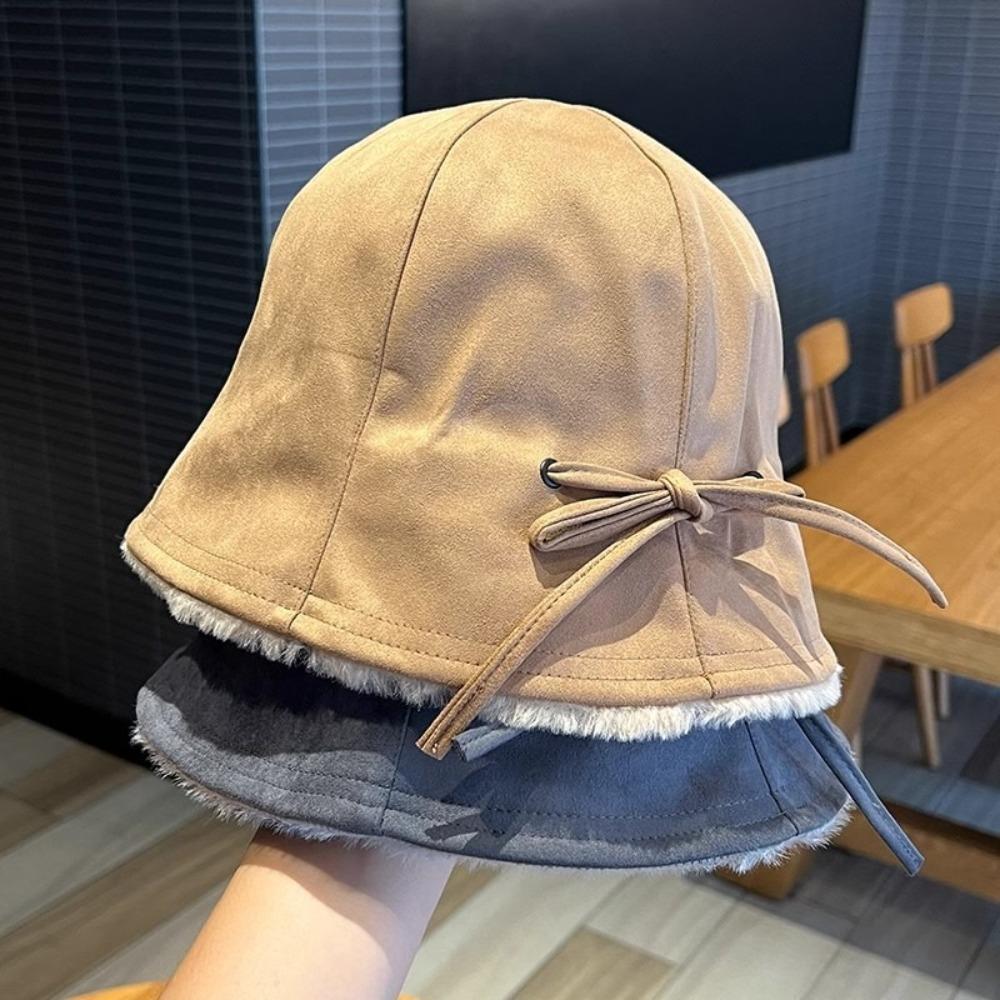 Fleece-Lined Denim Bucket Hats Soft Beanie Hat Winter Plush Hat for Women
Fleece-Lined Denim Bucket Hats Soft Beanie Hat Winter Plush Hat for Women