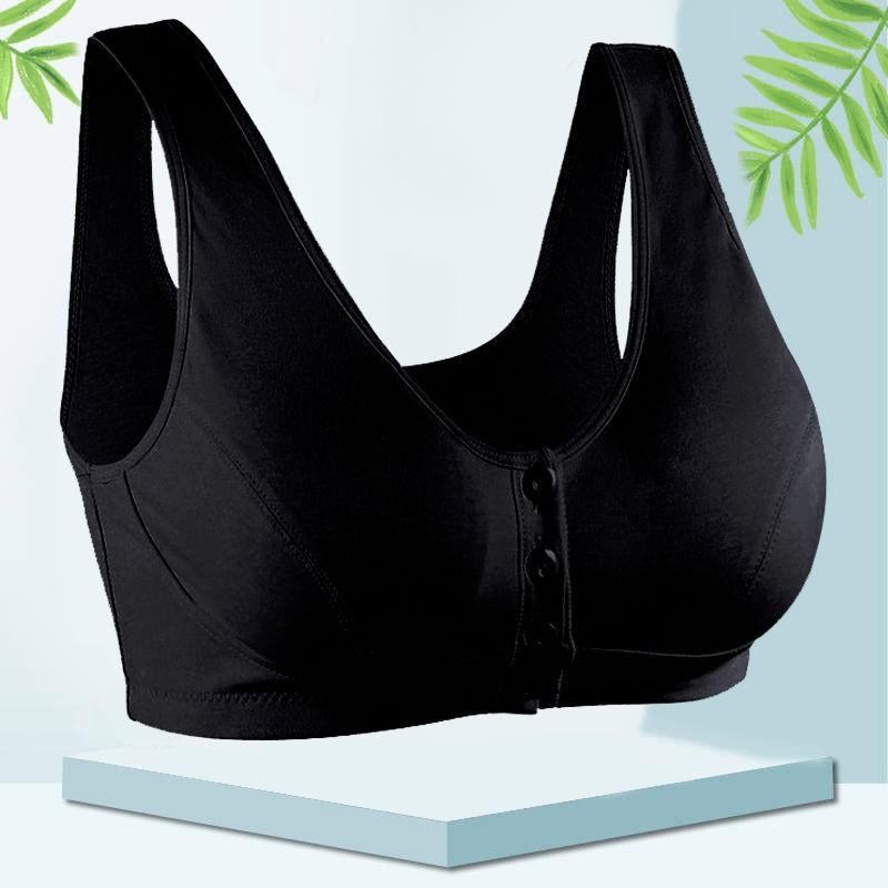 Women s Cotton Wireless Bra Front Button Closure Comfortable Supportive Vest Style Soft Fabric Breathable Seamless Design Suitable for Mature Women XXXXXL чёрный
Women s Cotton Wireless Bra Front Button Closure Comfortable Supportive Vest Style Soft Fabric Breathable Seamless Design Suitable for Mature Women XXXXXL чёрный