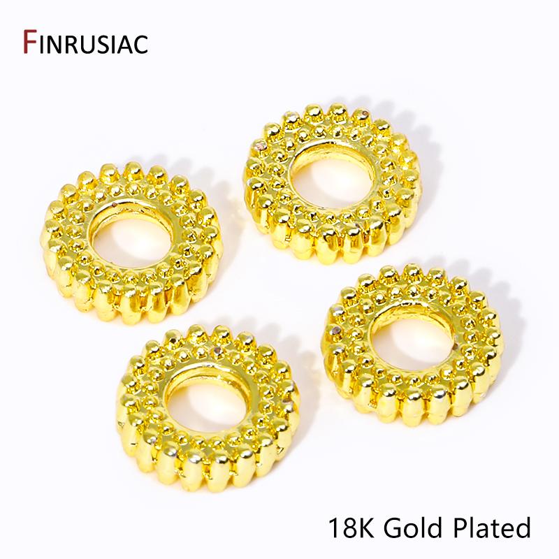 18K Gold Plated Brass Stripe Wheel Round Spacer Beads,6/7mm Flat Separator Beads For DIY Bracelet Necklace Making Supplies 6mm-20 pieces
18K Gold Plated Brass Stripe Wheel Round Spacer Beads,6/7mm Flat Separator Beads For DIY Bracelet Necklace Making Supplies 6mm-20 pieces
