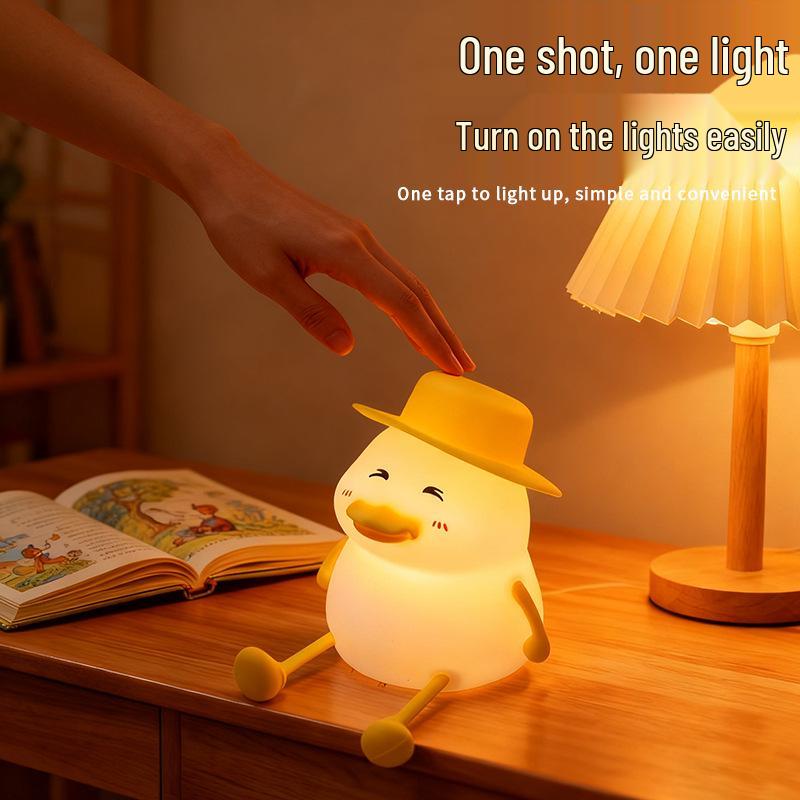Fat Duck Night Light: Adjustable Brightness, Soft Eye-Friendly Glow, Bedside Sleep Companion with Timer and USB Charging. Warm Light
Fat Duck Night Light: Adjustable Brightness, Soft Eye-Friendly Glow, Bedside Sleep Companion with Timer and USB Charging. Warm Light