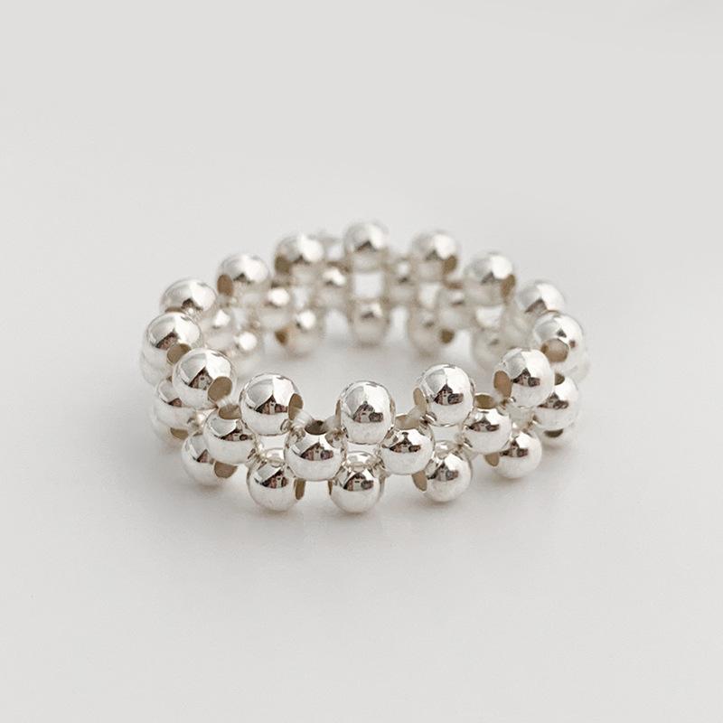 PANJBJ 925 Copper Bead Splice Ring for Women Hollow Out Irregular Design Minimalism Versatile Zircon Gift Dropshipping
PANJBJ 925 Copper Bead Splice Ring for Women Hollow Out Irregular Design Minimalism Versatile Zircon Gift Dropshipping