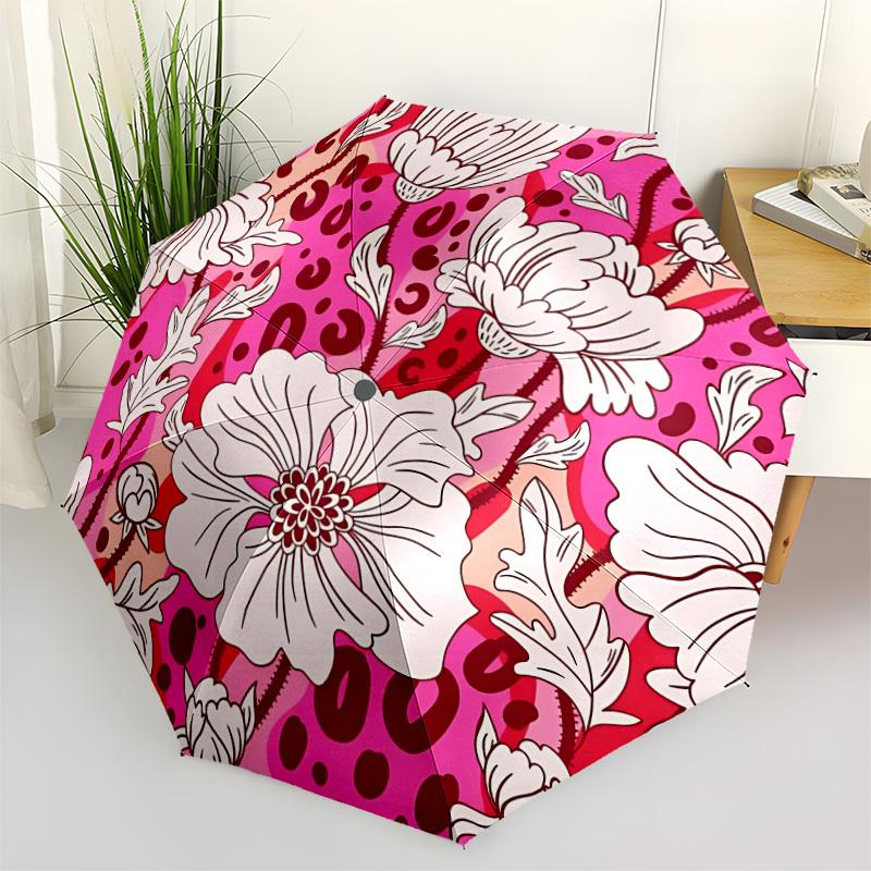1pc Floral Pattern Automatic Open/close Folding Umbrella, Compact Portable Travel Umbrella, Cute Umbrella, Durable Construction yy260328020
1pc Floral Pattern Automatic Open/close Folding Umbrella, Compact Portable Travel Umbrella, Cute Umbrella, Durable Construction yy260328020