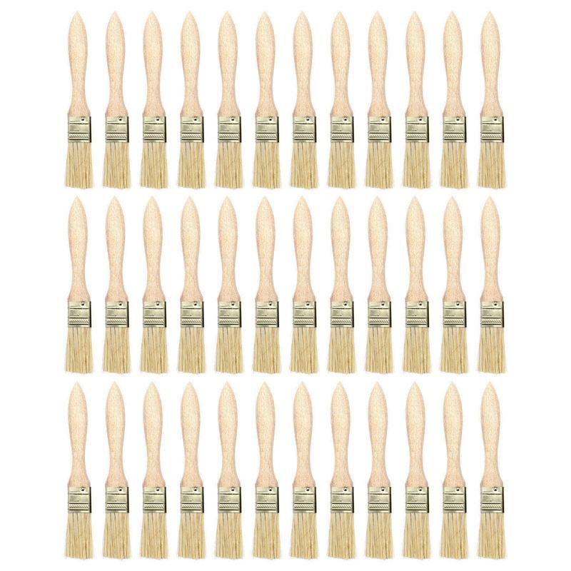 36 Pack Of 1 Inch (24Mm) Paint Brushes And Chip Paint Brushes For Paint Stains Varnishes Glues And Gesso
36 Pack Of 1 Inch (24Mm) Paint Brushes And Chip Paint Brushes For Paint Stains Varnishes Glues And Gesso