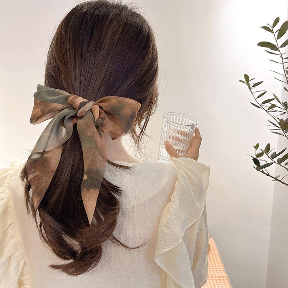 Ponytail Holder Streamer Hair Accessories Hair Ties Tie dye Scrunchies Hair Ropes Ribbon Hair Bands
Ponytail Holder Streamer Hair Accessories Hair Ties Tie dye Scrunchies Hair Ropes Ribbon Hair Bands