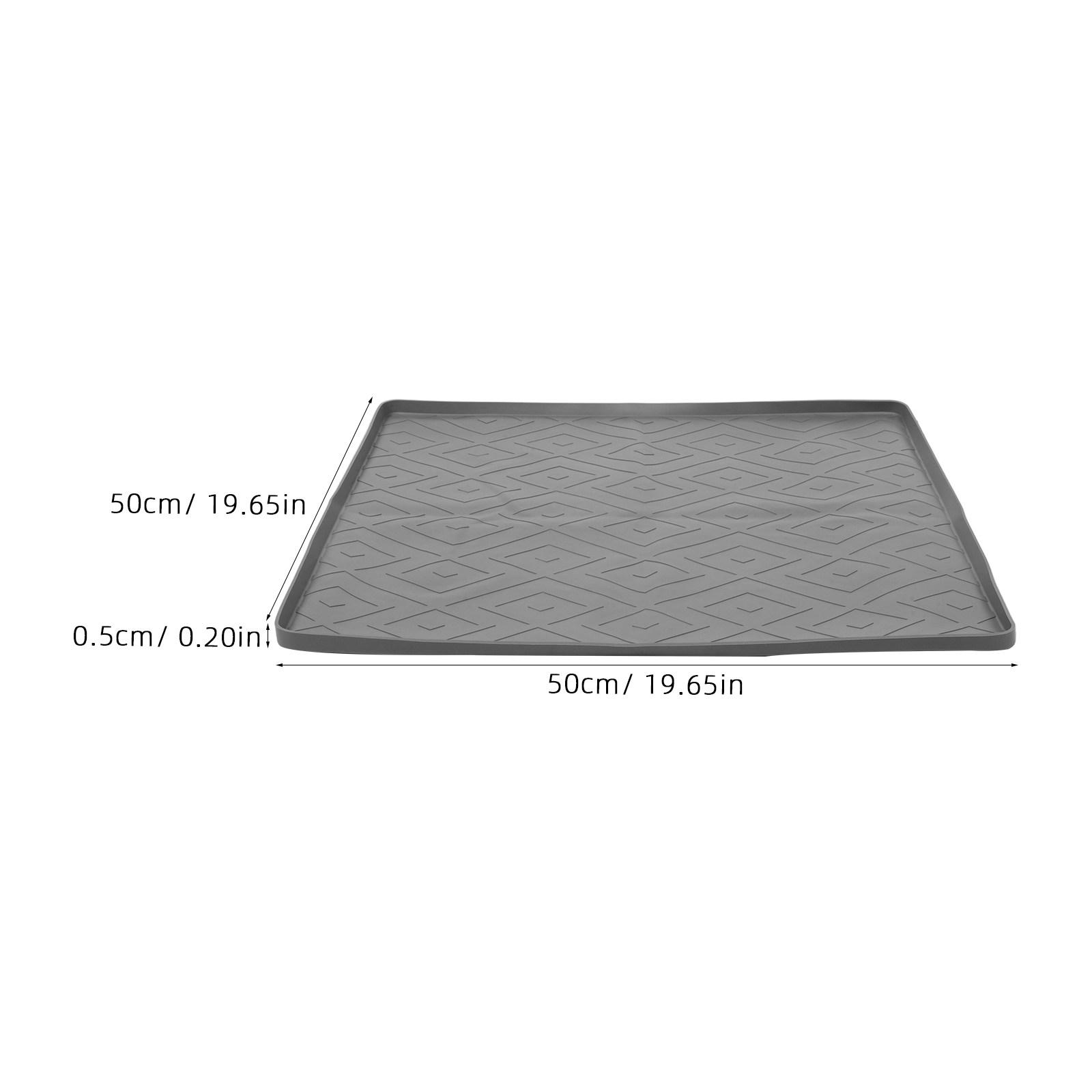 20x20x0.2 Inch Silicone Fridge Drip Tray Spill Proof Raised Edge Non Slip Waterproof Mini Fridge Mat for Carpet Floor Washing сірий
20x20x0.2 Inch Silicone Fridge Drip Tray Spill Proof Raised Edge Non Slip Waterproof Mini Fridge Mat for Carpet Floor Washing сірий