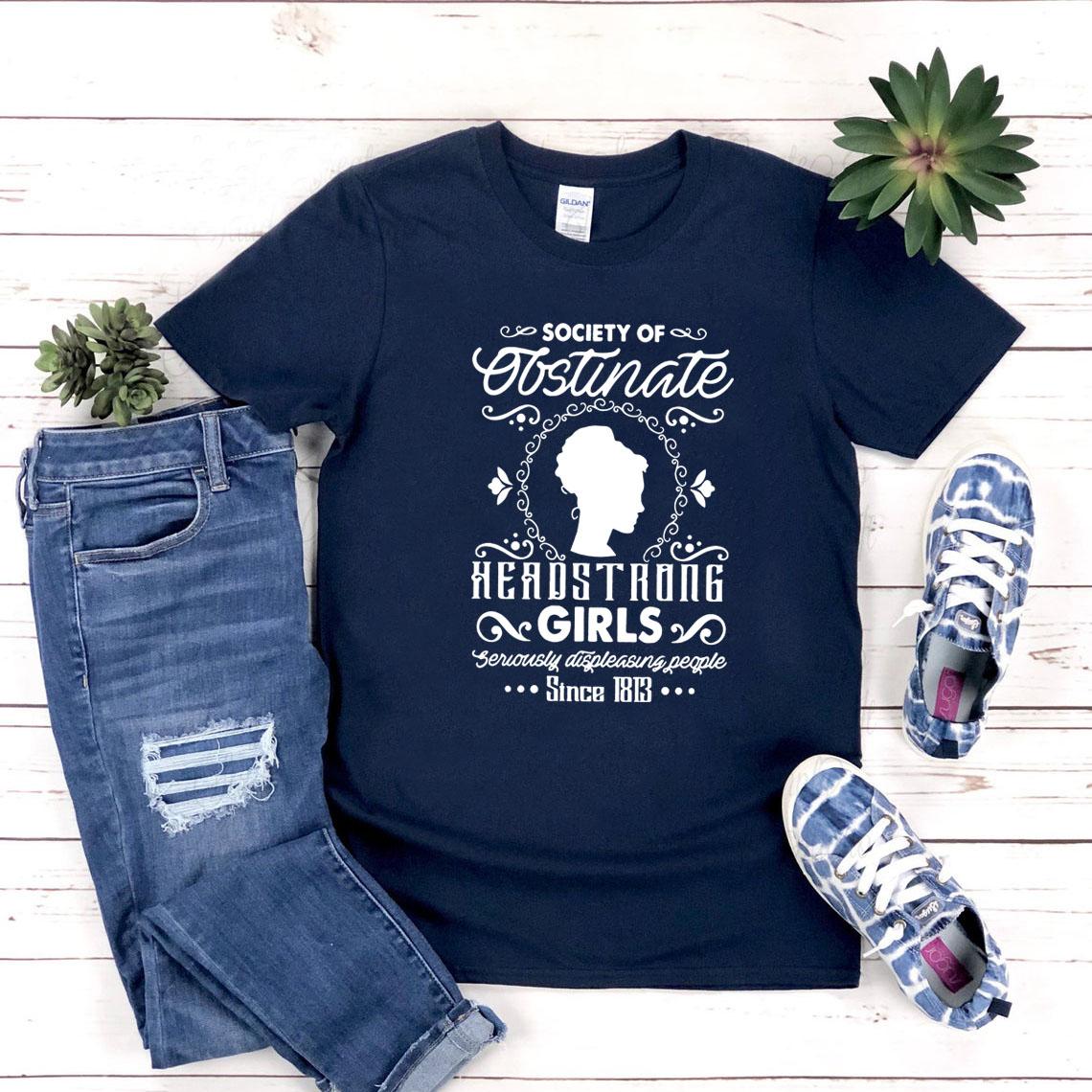 Society of Obstinate Headstrong Girls Tshirt Jane Austen Shirt Pride and Prejudice Tshirts Bookish Tees Feminist T Shirts Tops 4XL
Society of Obstinate Headstrong Girls Tshirt Jane Austen Shirt Pride and Prejudice Tshirts Bookish Tees Feminist T Shirts Tops 4XL