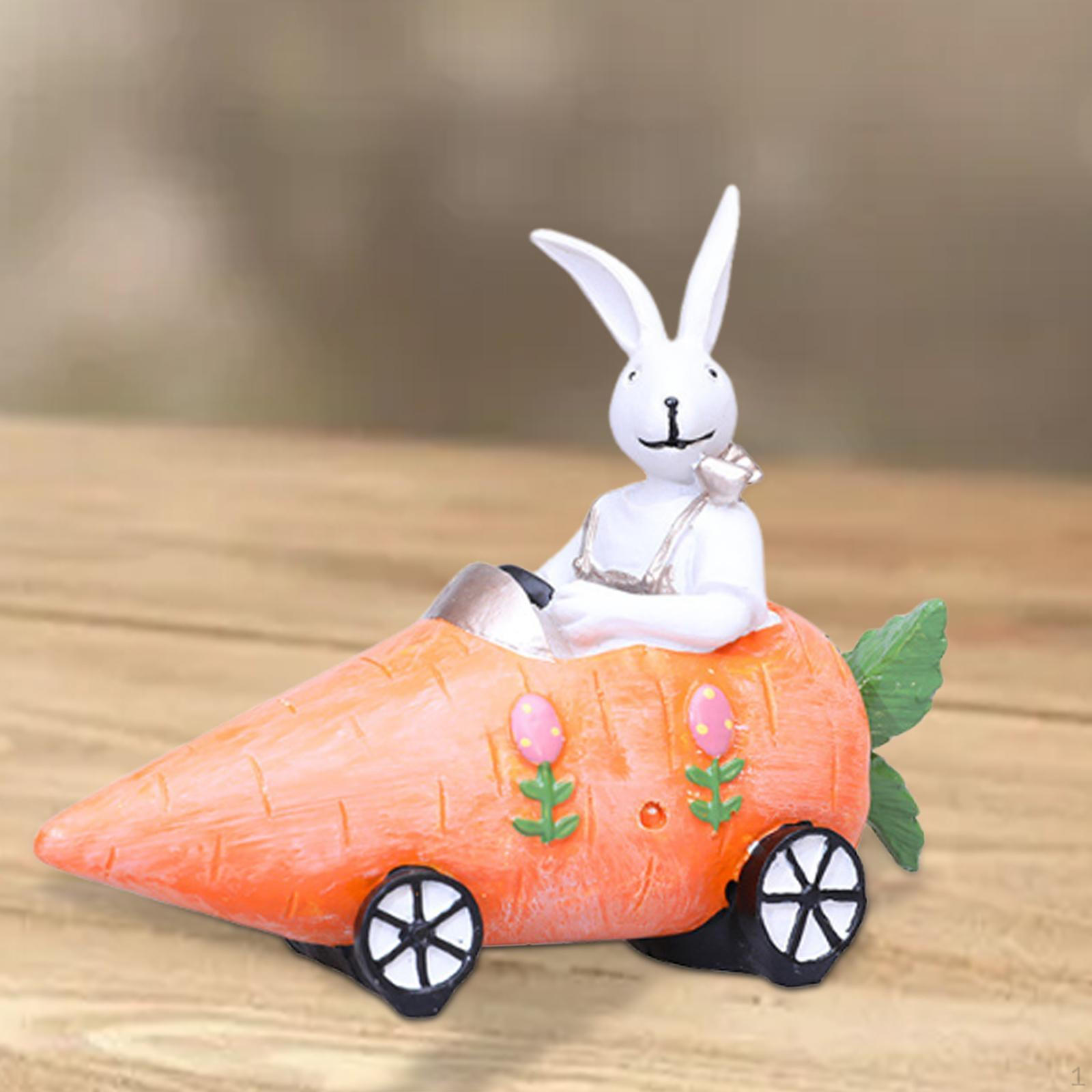 Bunny Car Figurine Decorative Piece for Tabletop and Desktop 7.8x7x6.3inch помаранчевий
Bunny Car Figurine Decorative Piece for Tabletop and Desktop 7.8x7x6.3inch помаранчевий