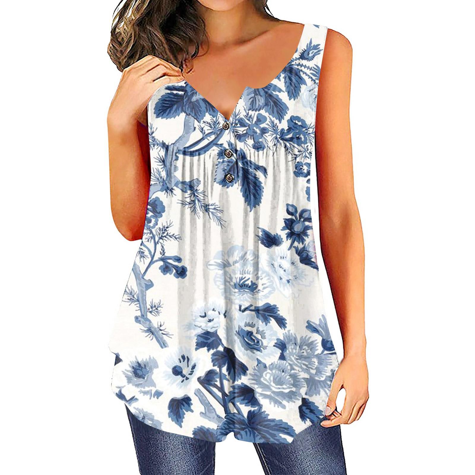 Women Fashion Printing Sleeveless Shirt Casual Off Shoulde Blouse XL білий
Women Fashion Printing Sleeveless Shirt Casual Off Shoulde Blouse XL білий