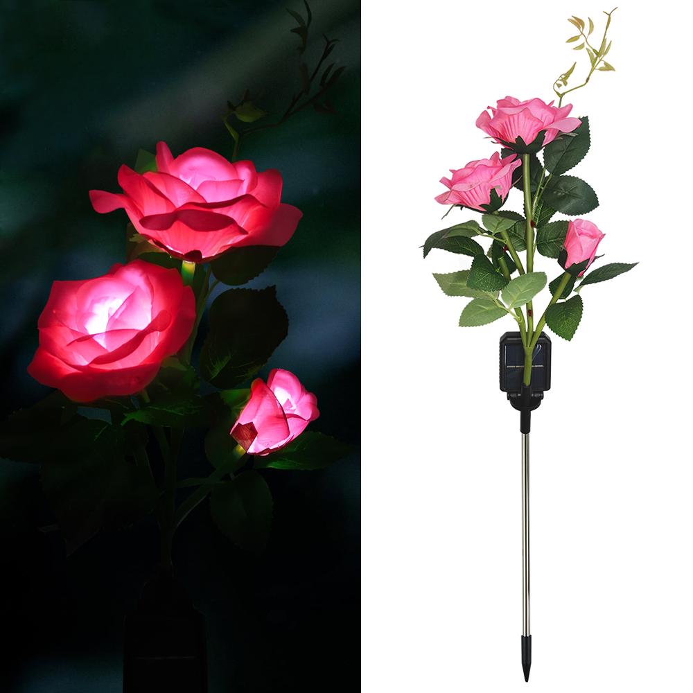 3 Heads Solar Garden Decorative Lights Outdoor Rose Festive Garden Lights Waterproof Landscape Yard Light Ground Lawn Lamp
3 Heads Solar Garden Decorative Lights Outdoor Rose Festive Garden Lights Waterproof Landscape Yard Light Ground Lawn Lamp