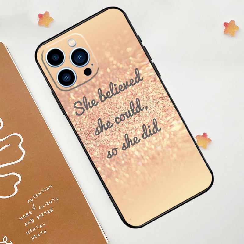 SPARKLE INSPIRATION Phone Case For iPhone 17 Pro Max 14 11 15 16 Pro Max 13 12 mini 16 Plus 16e 17 Air Funda iPhone 16Pro MAX
SPARKLE INSPIRATION Phone Case For iPhone 17 Pro Max 14 11 15 16 Pro Max 13 12 mini 16 Plus 16e 17 Air Funda iPhone 16Pro MAX