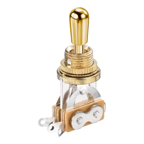 uxcell Electric Guitar Replacement Part, Gold Finish 3-Way Short Straight Guitar Toggle Switch with Gold Tip Knob Cap
uxcell Electric Guitar Replacement Part, Gold Finish 3-Way Short Straight Guitar Toggle Switch with Gold Tip Knob Cap