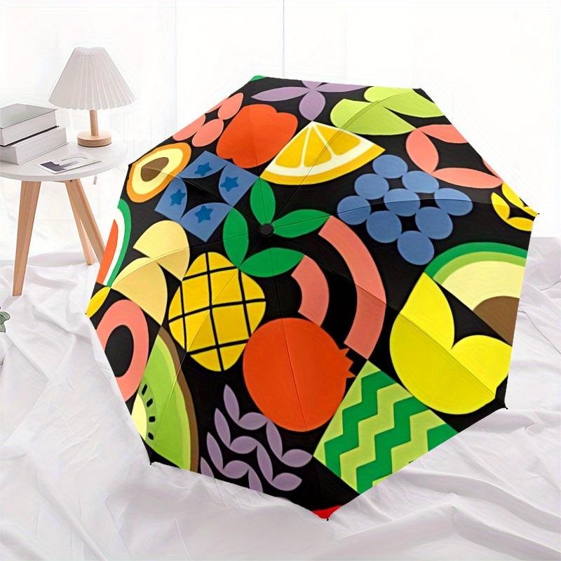1pc Fruit Pattern Automatic Open 8-Rib Windproof Umbrella, Travel & Commuting, Suitable for All Seasons
1pc Fruit Pattern Automatic Open 8-Rib Windproof Umbrella, Travel & Commuting, Suitable for All Seasons