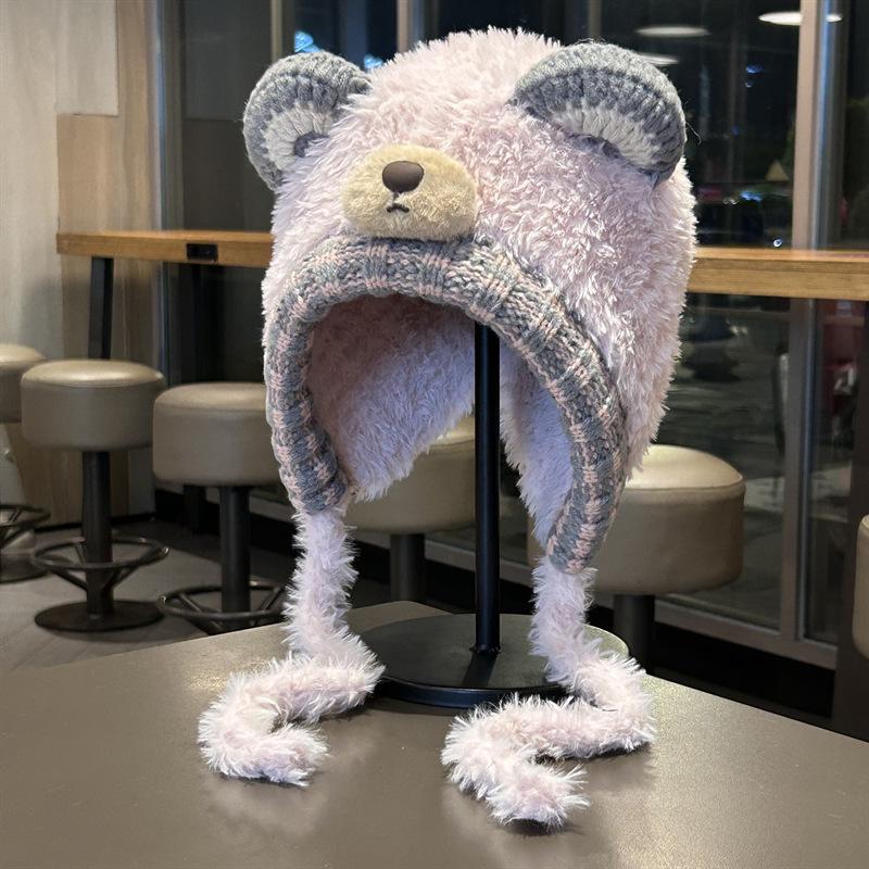 Cute Bear Ears Plush Hat Women s Winter Thickened Warm Ear Protective Hat Versatile Face Showing Small Knitted Lei Feng Hat M(56-58cm)
Cute Bear Ears Plush Hat Women s Winter Thickened Warm Ear Protective Hat Versatile Face Showing Small Knitted Lei Feng Hat M(56-58cm)