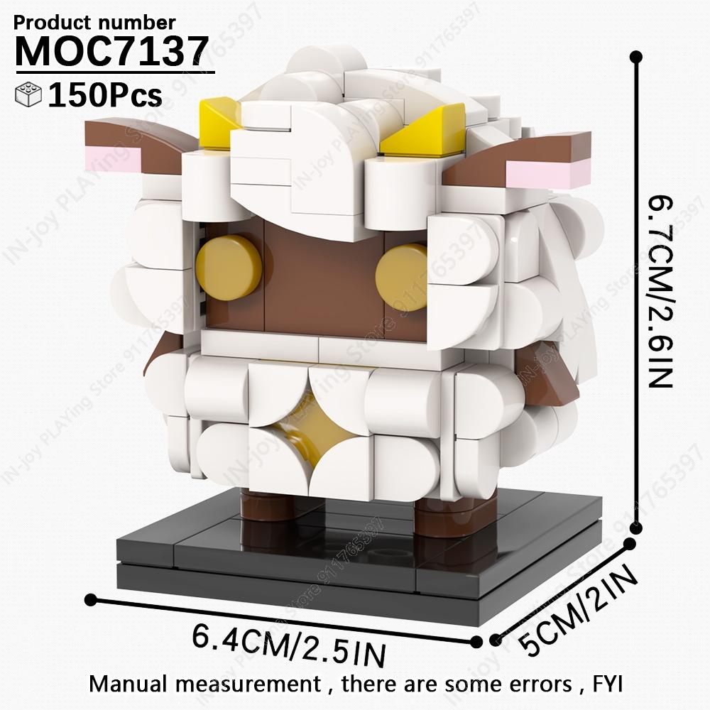 MOOXI Мультяшний Аніме Персонаж Робот Тварини Модель MOC Цеглинки DIY Зібрані Будівельні Блоки Фігурка Іграшка Колекція Прикраса Подарунок
MOOXI Мультяшний Аніме Персонаж Робот Тварини Модель MOC Цеглинки DIY Зібрані Будівельні Блоки Фігурка Іграшка Колекція Прикраса Подарунок