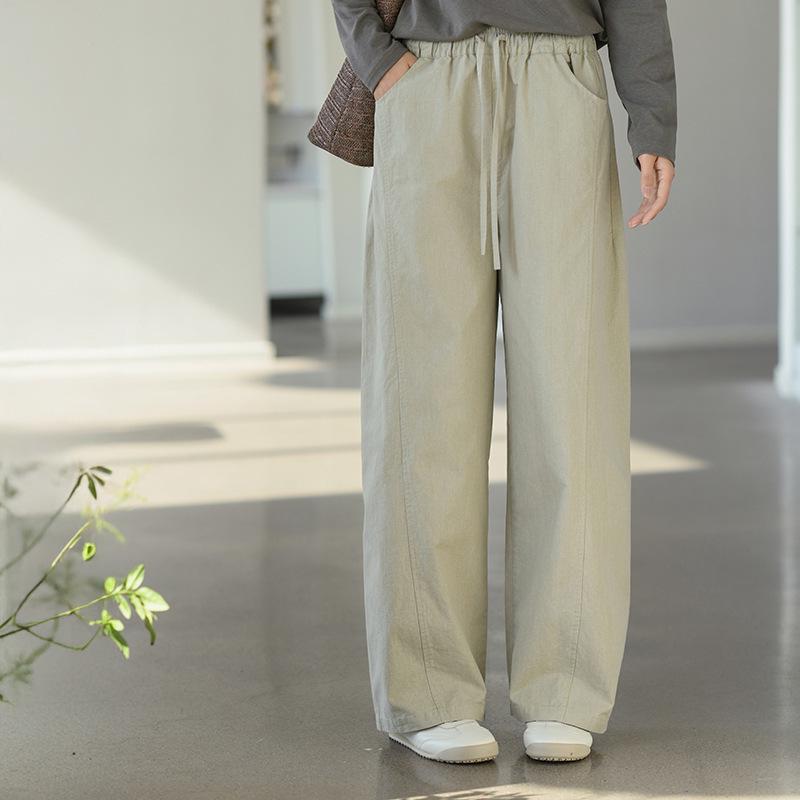 Deer and Andi Japanese Style Women s High Waist Wide-Leg Summer Pants - Breathable, Slimming, Loose Fit, Drawstring Straight Casual Trousers L (105-120 lbs)
Deer and Andi Japanese Style Women s High Waist Wide-Leg Summer Pants - Breathable, Slimming, Loose Fit, Drawstring Straight Casual Trousers L (105-120 lbs)