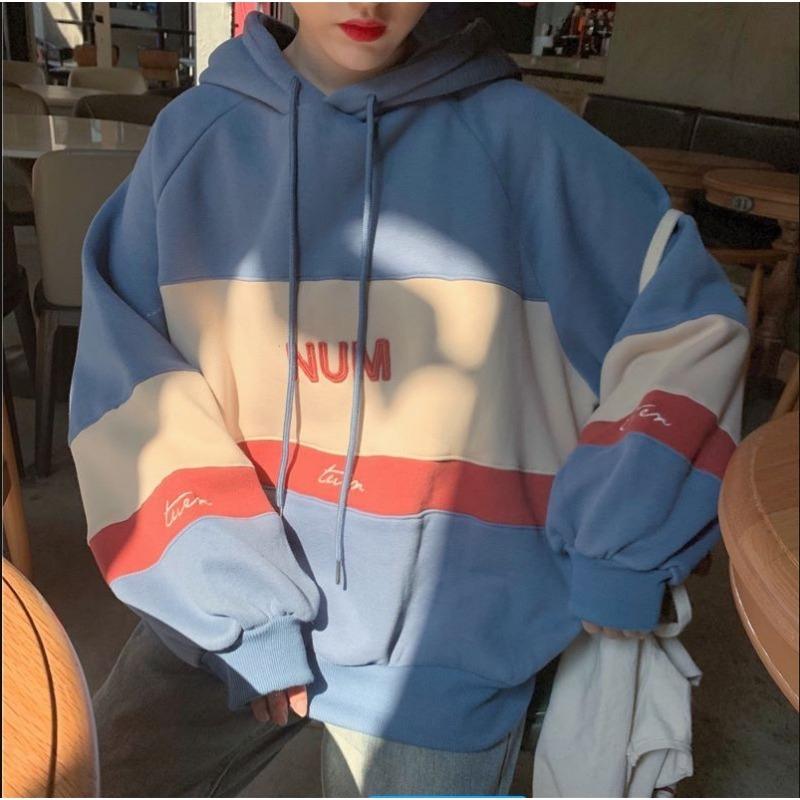 Women s Velvet Autumn/winter Hooded Sweatshirt Loose Korean Version of the School Top one size синій
Women s Velvet Autumn/winter Hooded Sweatshirt Loose Korean Version of the School Top one size синій
