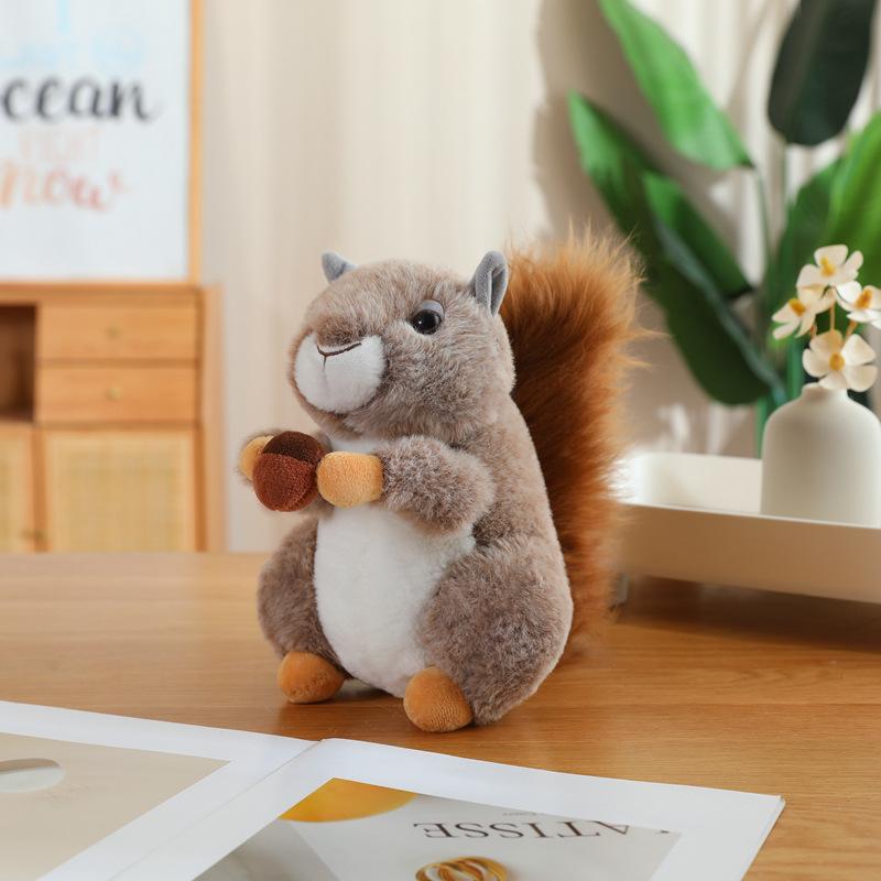 Cute Simulated Little Squirrel Doll Plush Toy Hamster Doll Home Living Room Ornament Children S Soothing Cloth 25cm(0.15kg)
Cute Simulated Little Squirrel Doll Plush Toy Hamster Doll Home Living Room Ornament Children S Soothing Cloth 25cm(0.15kg)