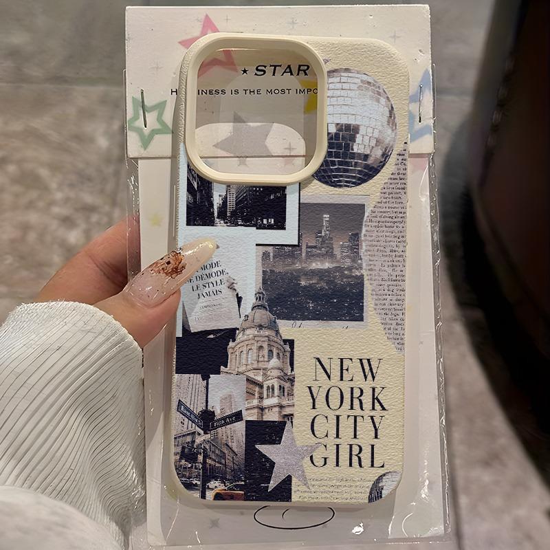 New York Girl pattern phone case, suitable for iPhone 17, 16, 15, Plus, Pro, Max series phones - ideal for use as a gift iPhone 13 Pro слонова кістка
New York Girl pattern phone case, suitable for iPhone 17, 16, 15, Plus, Pro, Max series phones - ideal for use as a gift iPhone 13 Pro слонова кістка