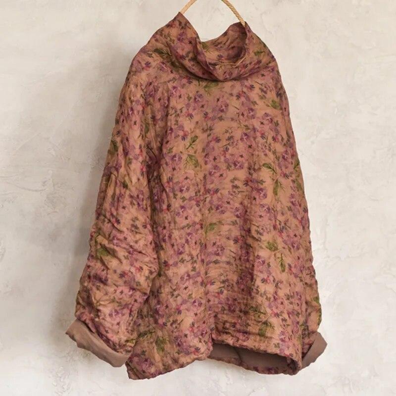 Johnature женские винтажные пуловеры-парки с высоким воротником и длинными рукавами плюс хлопковые пальто с цветочным принтом женские теплые парки One Size розовый
Johnature женские винтажные пуловеры-парки с высоким воротником и длинными рукавами плюс хлопковые пальто с цветочным принтом женские теплые парки One Size розовый