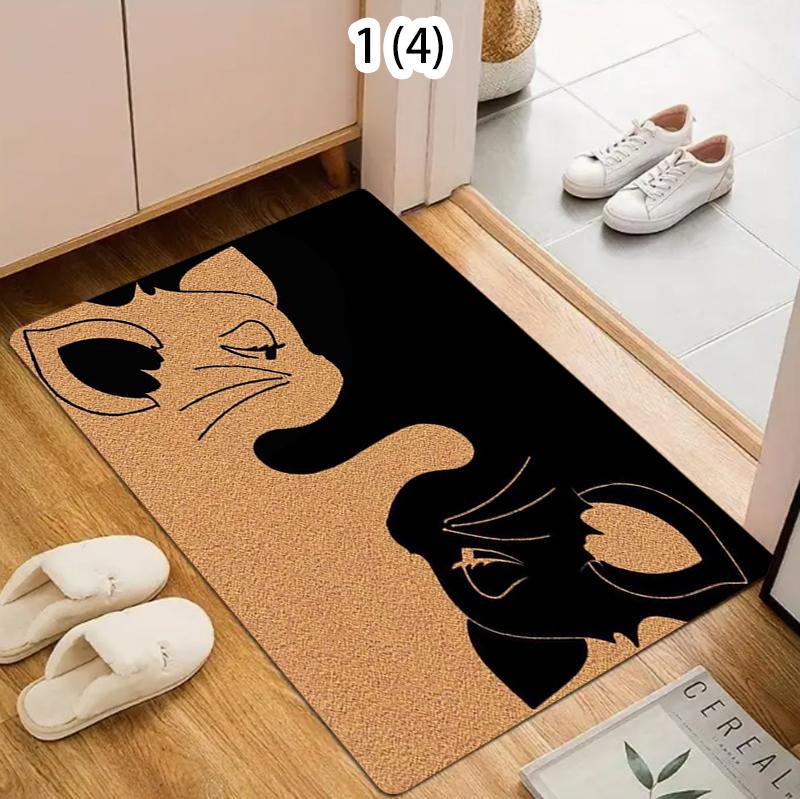Cute Black Cat Carpet Simple Cartoon Indoor Entrance Door Mat Living Room Kitchen Bedroom Decoration Door Mat 40cm x 60cm
Cute Black Cat Carpet Simple Cartoon Indoor Entrance Door Mat Living Room Kitchen Bedroom Decoration Door Mat 40cm x 60cm