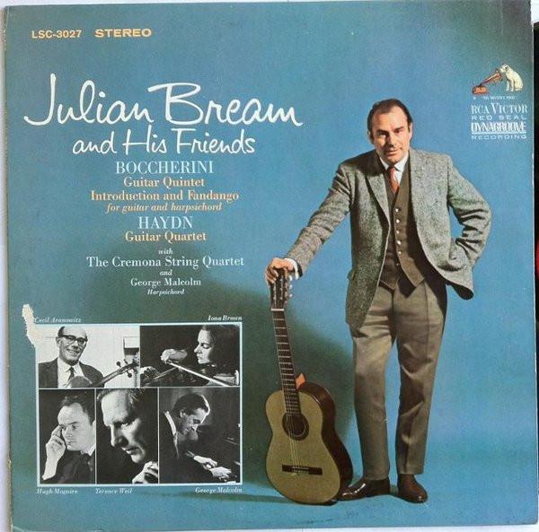 LP Record JULIAN BREAM, CREMONA STRING QUARTE - Julian Bream And His Friends (Guita LSC3027 RCA Victor Red 1968 US Classical Used
LP Record JULIAN BREAM, CREMONA STRING QUARTE - Julian Bream And His Friends (Guita LSC3027 RCA Victor Red 1968 US Classical Used