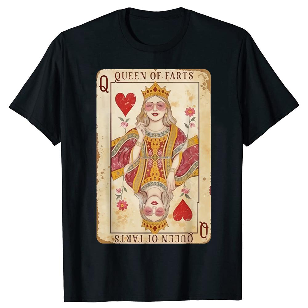 Retro Card Queen of Farts Funny Novelty Fart Queen Sarcastic Tee T-Shirt Women s Fashion Humor Y2k Print Graphic Outfit 5XL різнокольоровий
Retro Card Queen of Farts Funny Novelty Fart Queen Sarcastic Tee T-Shirt Women s Fashion Humor Y2k Print Graphic Outfit 5XL різнокольоровий