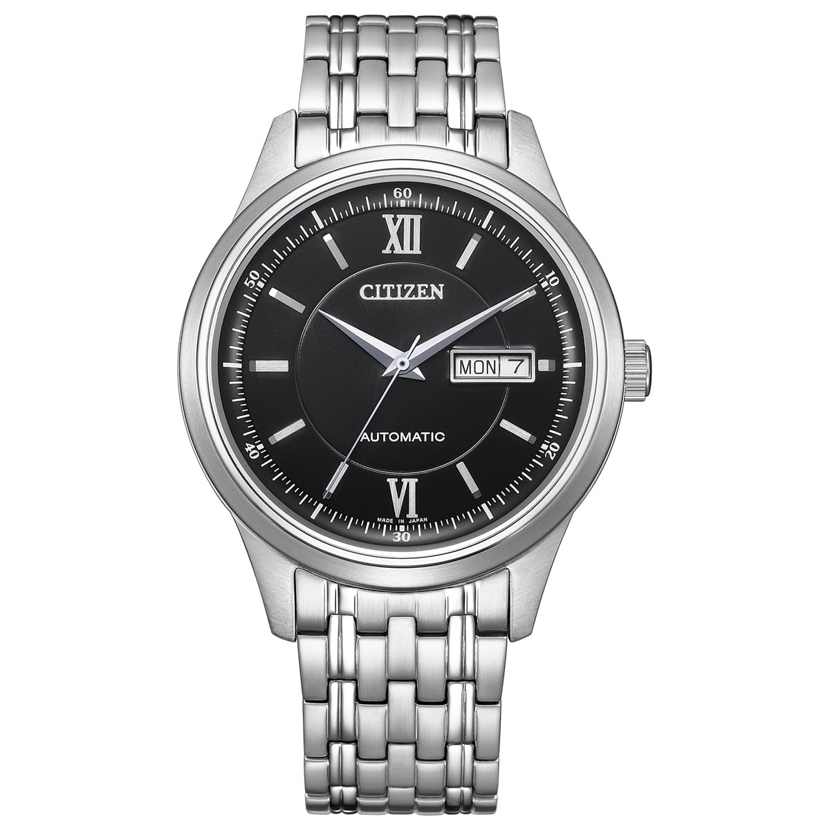 Citizen Silver Citizen Mechanical Waterproof NY4050-62E Men s Watch, Collection, Automatic, чорний
Citizen Silver Citizen Mechanical Waterproof NY4050-62E Men s Watch, Collection, Automatic, чорний