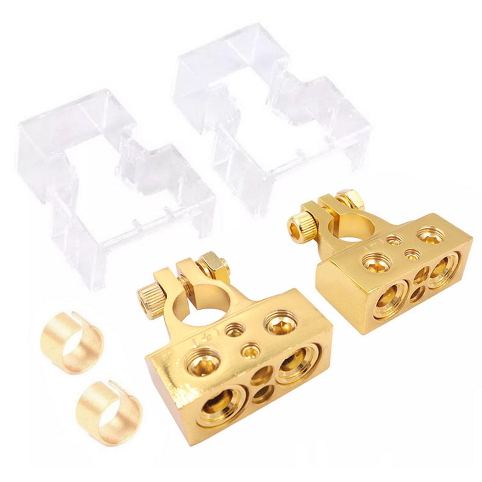 Heavy Duty Car Battery Connectors, 0/2/4/6/8/10 AWG, Top Post Multiple Battery One Size
Heavy Duty Car Battery Connectors, 0/2/4/6/8/10 AWG, Top Post Multiple Battery One Size