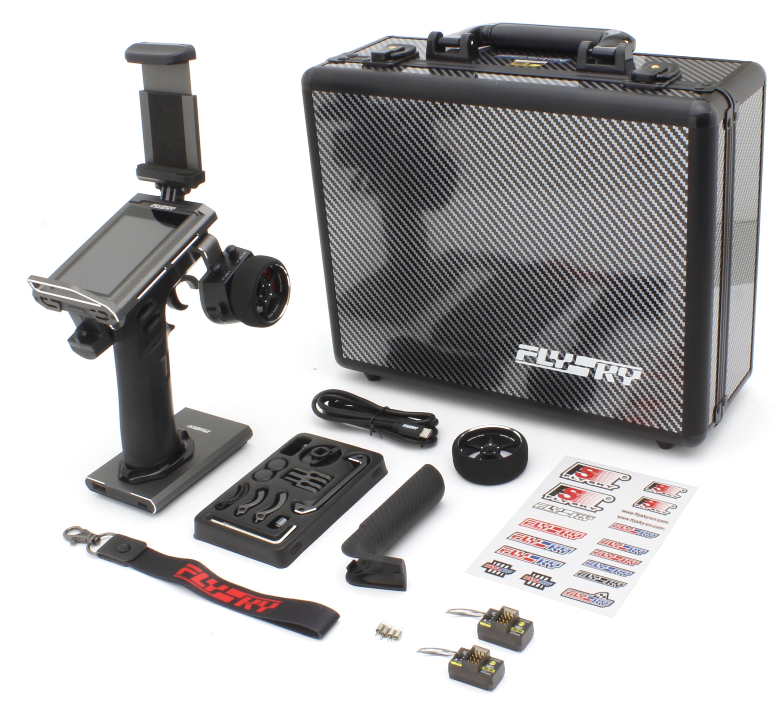 Kyosho Noble NB4 PRO+ 18-Channel Radio with Two Transmitters and Receivers (Part Number: 82153)
Kyosho Noble NB4 PRO+ 18-Channel Radio with Two Transmitters and Receivers (Part Number: 82153)