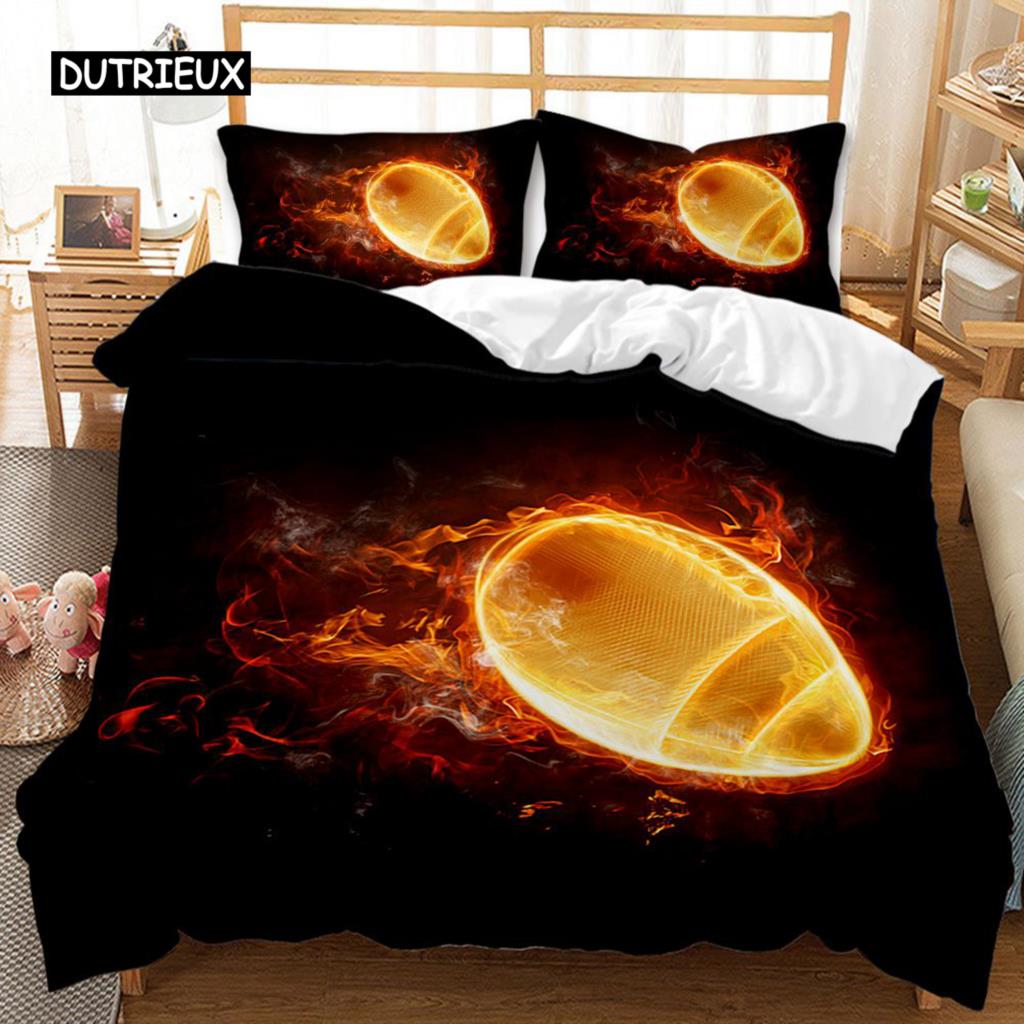 Футбольный комплект постельного белья Футбол с огнем Комплект постельного белья для подростков Футбольный комплект постельного белья Double Queen King Size из полиэстера EU single(135x200cm)
Футбольный комплект постельного белья Футбол с огнем Комплект постельного белья для подростков Футбольный комплект постельного белья Double Queen King Size из полиэстера EU single(135x200cm)