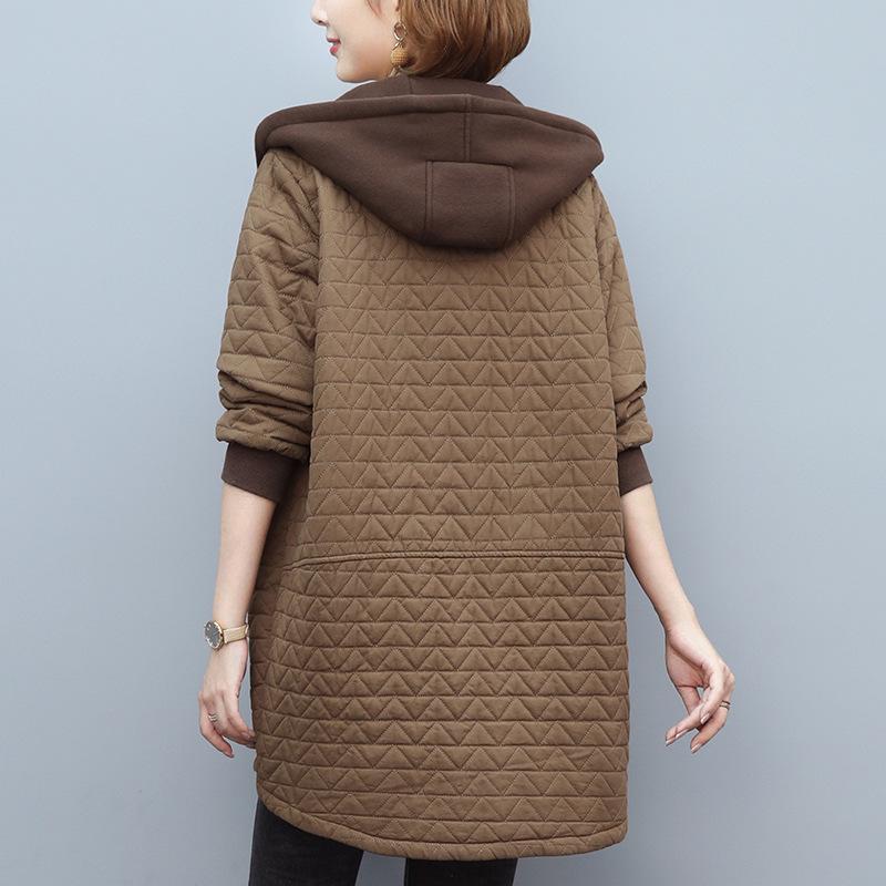 2024 Autumn/Winter Mid-Length Cotton Coat for Middle-Aged Women - Lightweight Padded Jacket XL (130-145 jin recommended)
2024 Autumn/Winter Mid-Length Cotton Coat for Middle-Aged Women - Lightweight Padded Jacket XL (130-145 jin recommended)
