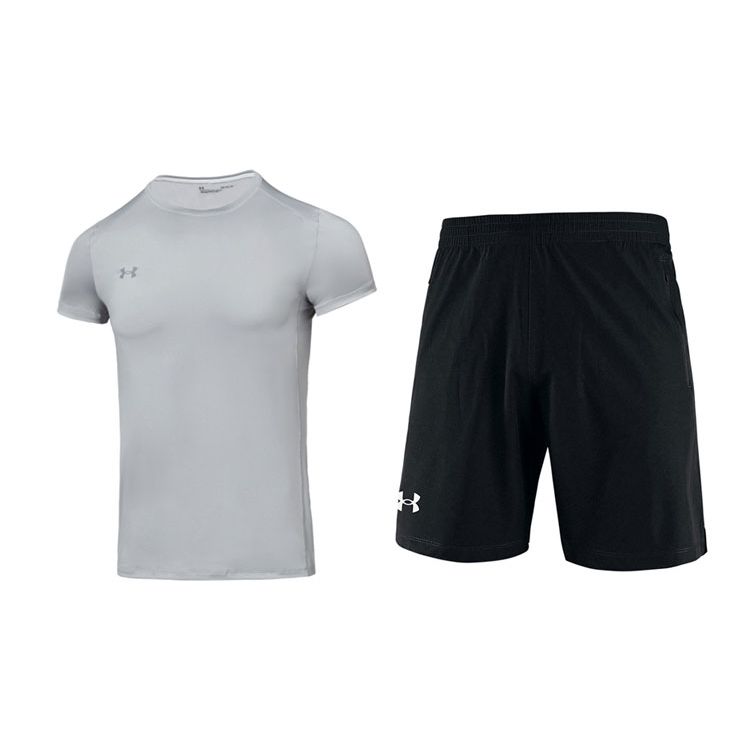 Under Armour Breathable Comfortable Crew Neck Short Sleeve T-Shirt And Versatile Mid-Rise Shorts Casual Sports Set Men sets 23500506-011+22500214-001 M
Under Armour Breathable Comfortable Crew Neck Short Sleeve T-Shirt And Versatile Mid-Rise Shorts Casual Sports Set Men sets 23500506-011+22500214-001 M