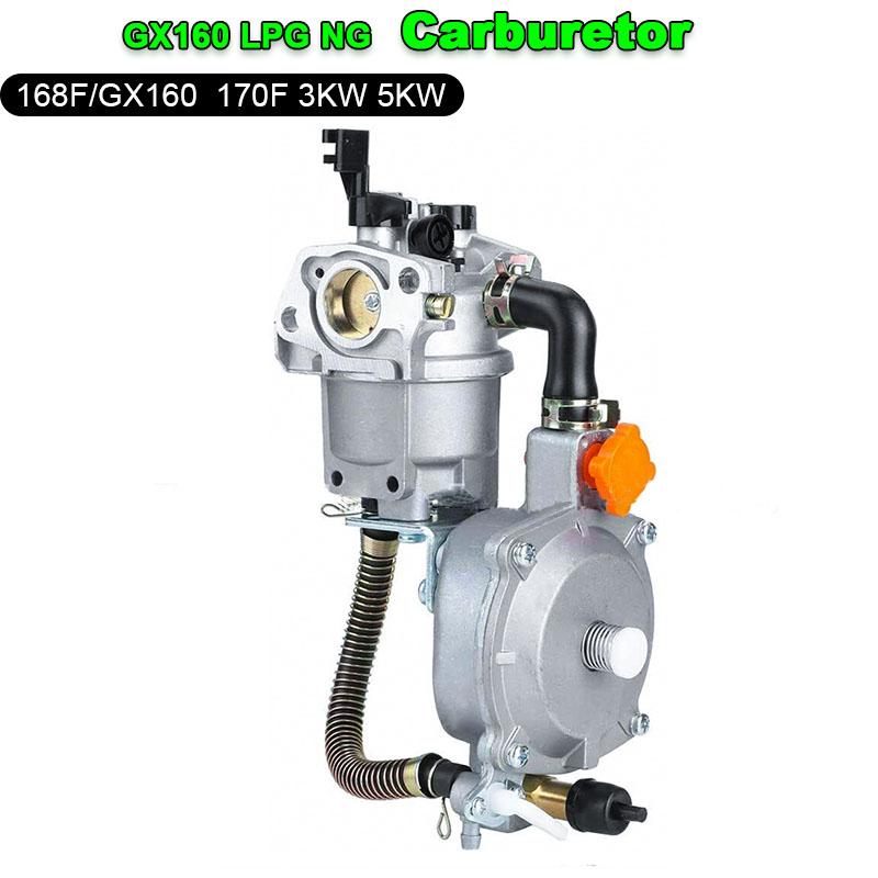 Engine Dual Fuel Carburetor LPG NG Conversion Kit Fits For GX160 GX200 168F 170F 3KW 5KW Chainsaw Grass Trimmer Brush Cutter carburetor CF006
Engine Dual Fuel Carburetor LPG NG Conversion Kit Fits For GX160 GX200 168F 170F 3KW 5KW Chainsaw Grass Trimmer Brush Cutter carburetor CF006