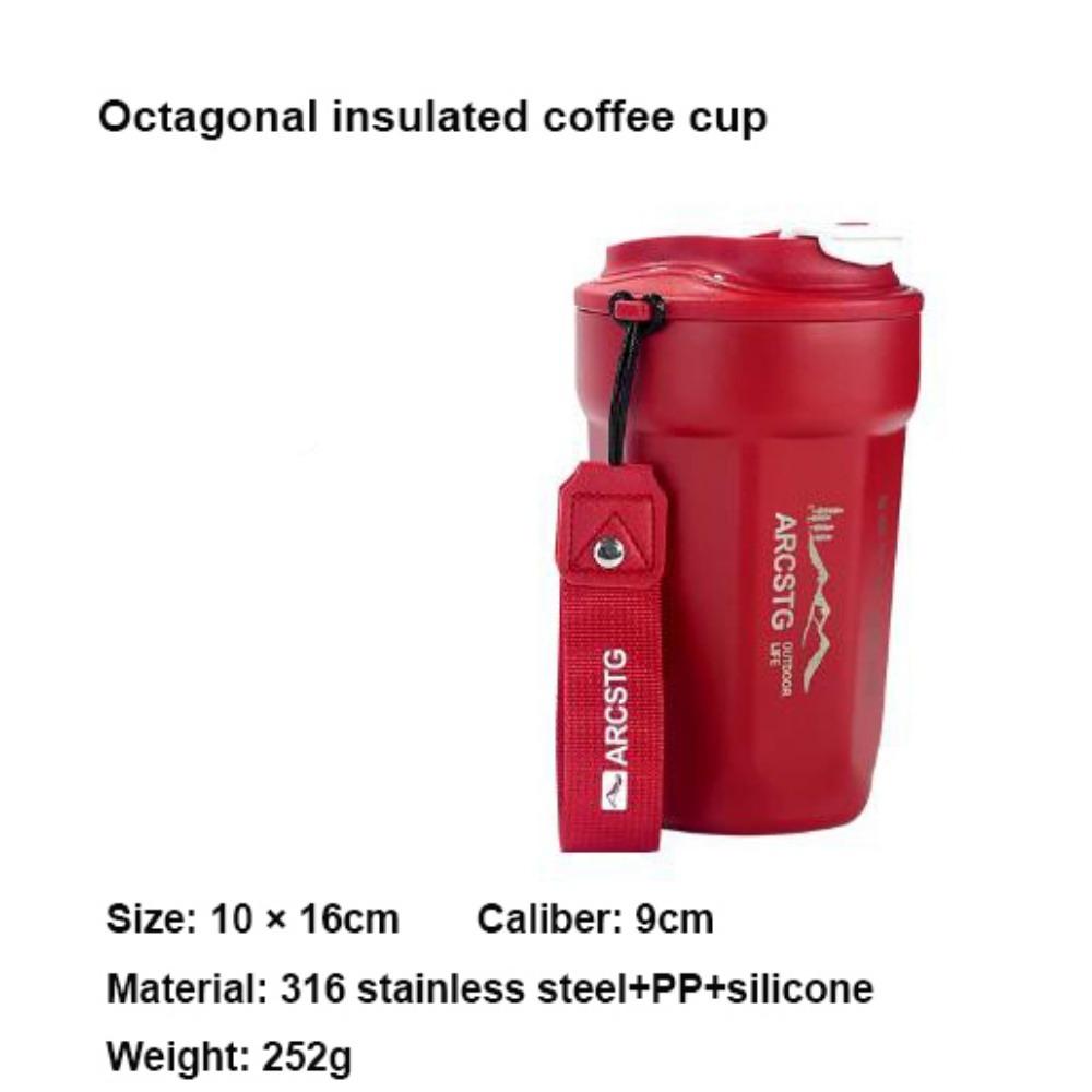 440ml Car Water Cup 316 Stainless Steel Accompanying Cup For Hot/Ice Coffee Tea червоний
440ml Car Water Cup 316 Stainless Steel Accompanying Cup For Hot/Ice Coffee Tea червоний