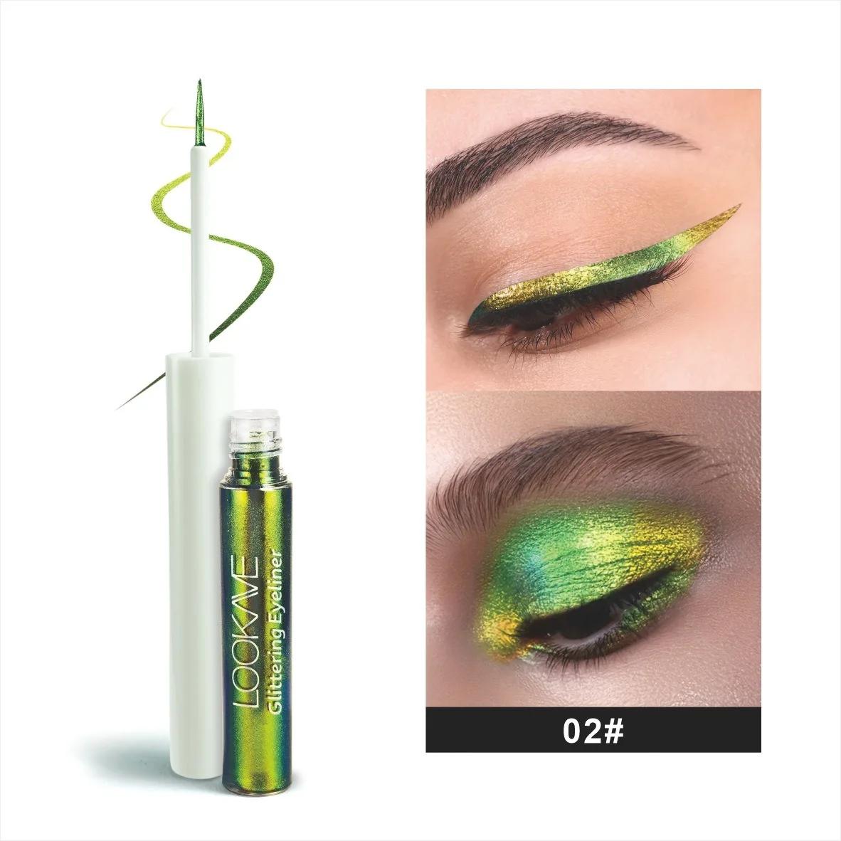 Shiny Chameleon Liquid Eyeliner Metallic Eyeshadow Multicolor Eye Liner Pearlescent Gloss Color Polarized Glitter Pigment Makeup
Shiny Chameleon Liquid Eyeliner Metallic Eyeshadow Multicolor Eye Liner Pearlescent Gloss Color Polarized Glitter Pigment Makeup