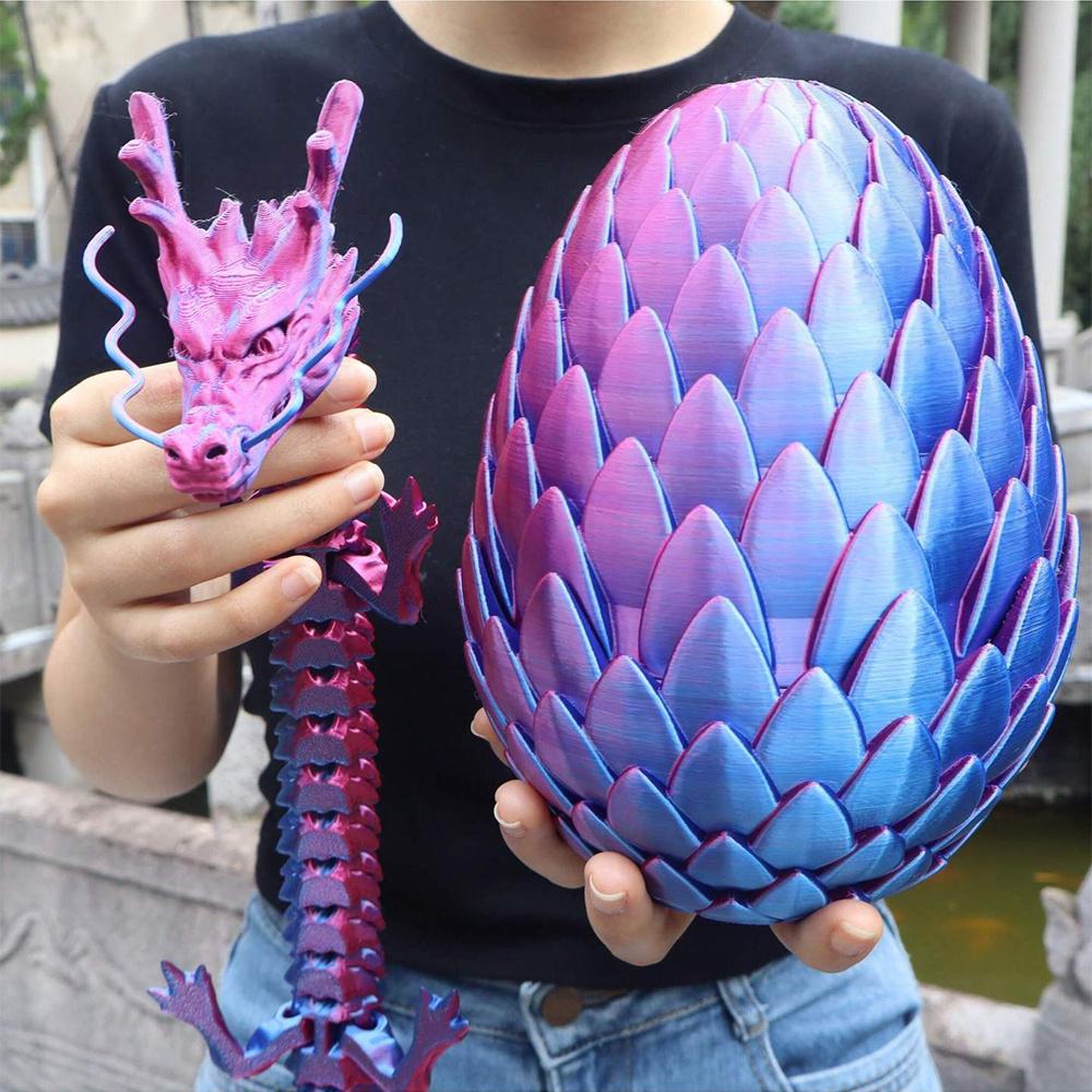 2 3D printed giant 18cm+60cm scale egg dragons, unique home decoration dolls, party gifts, Christmas decorations
2 3D printed giant 18cm+60cm scale egg dragons, unique home decoration dolls, party gifts, Christmas decorations